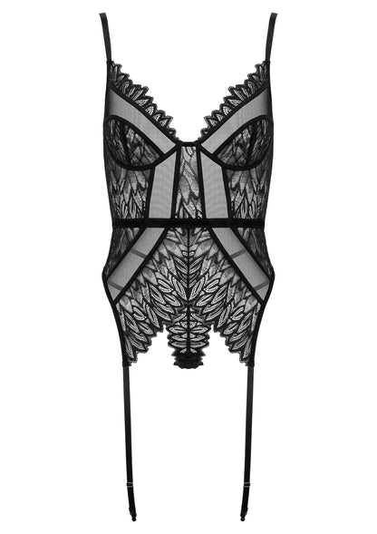 Bestel: Corset And Thong L/XL CO102 by Kotek - bij Happytoys: de erotische sex webshop | liever Happy dan Easy ⭐⭐⭐⭐⭐