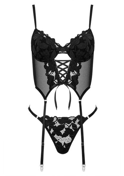 Bestel: Corset And Thong CO103 S/M by Kotek - bij Happytoys: de erotische sex webshop | liever Happy dan Easy ⭐⭐⭐⭐⭐