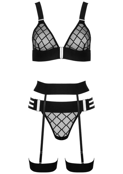 Bestel: 3 Pcs Set THP105 lingerie set bra, panty and garter by Kotek - bij Happytoys: de erotische sex webshop | liever Happy dan Easy ⭐⭐⭐⭐⭐