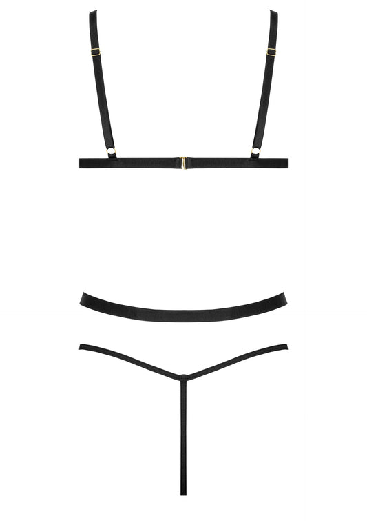 Bestel: Lingerie Body BD108 by Kotek - bij Happytoys: de erotische sex webshop | liever Happy dan Easy ⭐⭐⭐⭐⭐ - Zwart - L/XL - 79901 - BLACK - L/XL
