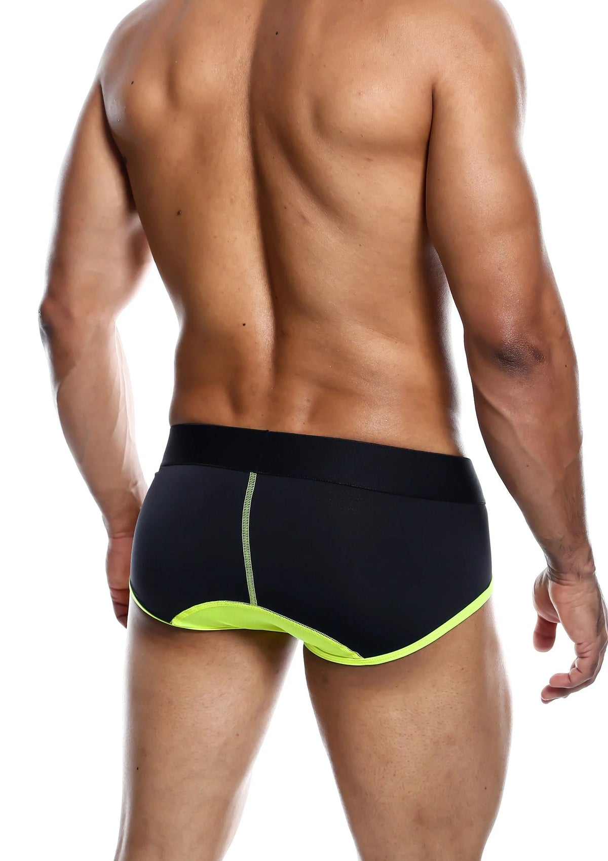 Bestel: MaleBasics Neon Brief by MaleBasics - bij Happytoys: de erotische sex webshop | liever Happy dan Easy ⭐⭐⭐⭐⭐