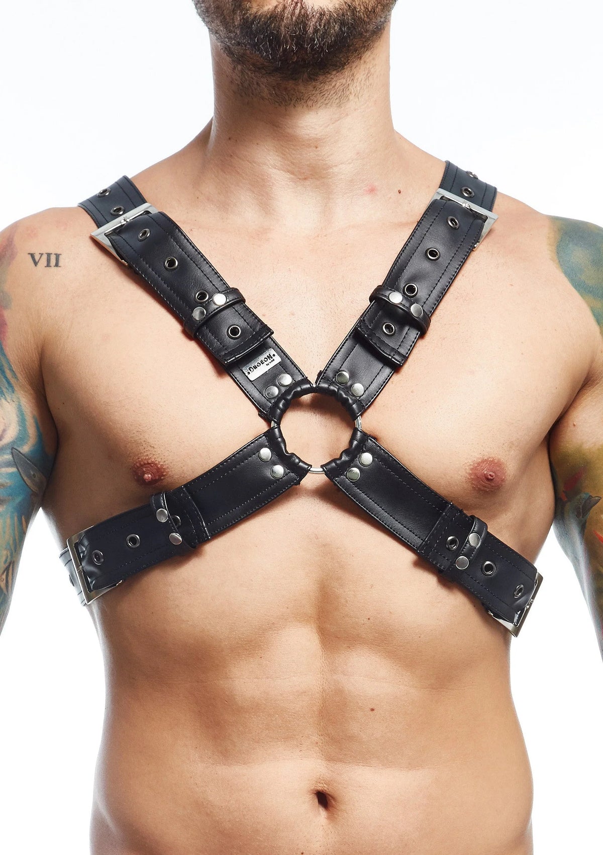 Bestel: DNGEON X Harness Belts by MOB DNGEON - bij Happytoys: de erotische sex webshop | liever Happy dan Easy ⭐⭐⭐⭐⭐ - Default Title - 81288 - BLACK - O/S