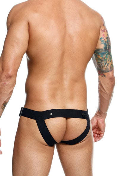 Bestel: DNGEON Cockring Jockstrap by MOB Eroticwear Dngeon - bij Happytoys: de erotische sex webshop | liever Happy dan Easy ⭐⭐⭐⭐⭐