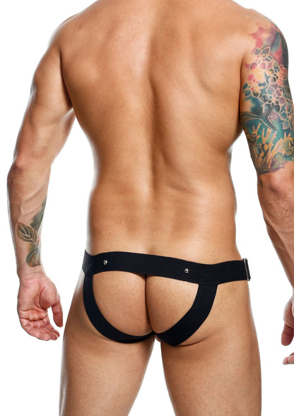 Bestel: DNGEON Cockring Jockstrap by MOB Eroticwear Dngeon - bij Happytoys: de erotische sex webshop | liever Happy dan Easy ⭐⭐⭐⭐⭐