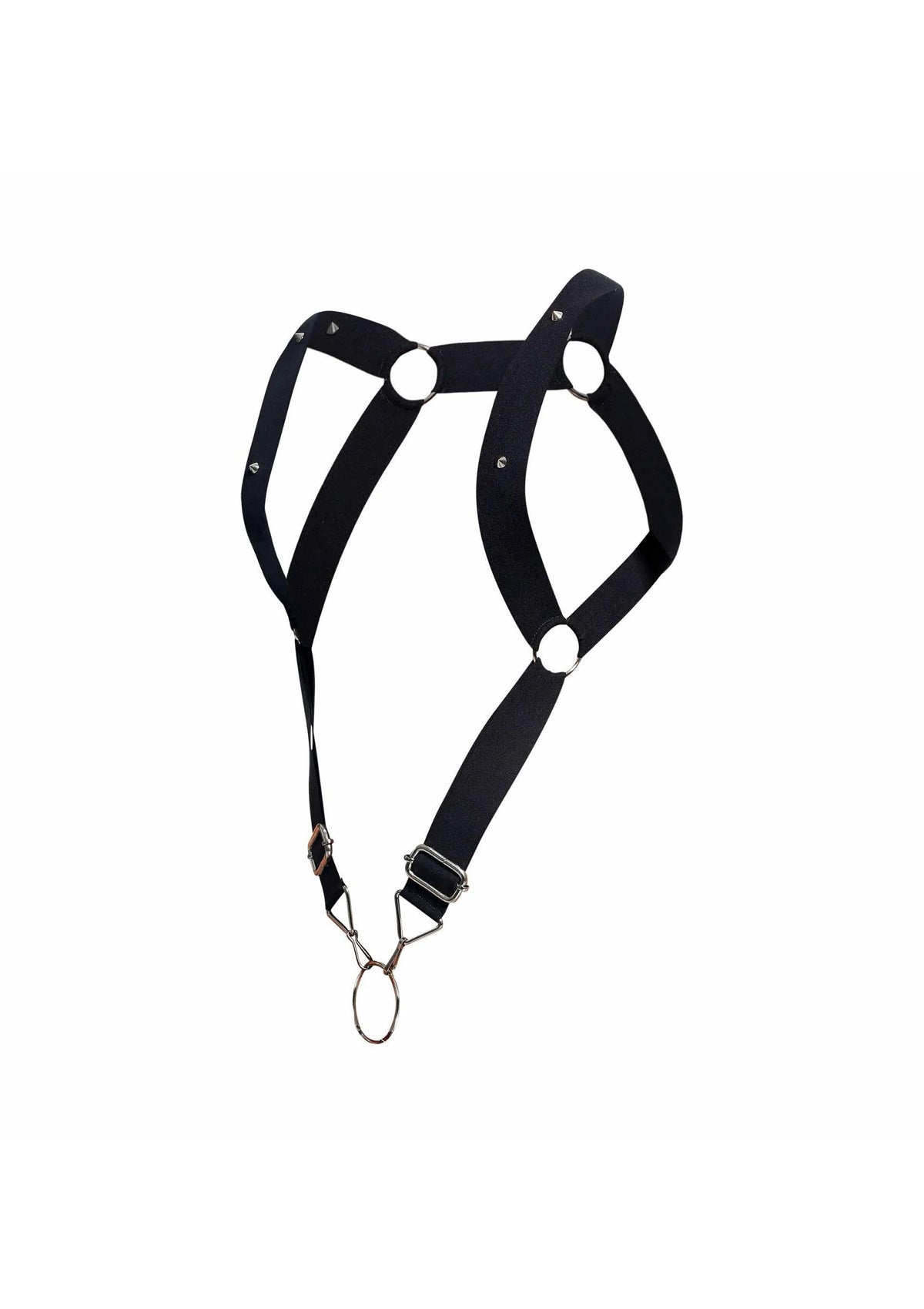Bestel: DNGEON Straigh Back Harness by MOB Eroticwear - bij Happytoys: de erotische sex webshop | liever Happy dan Easy ⭐⭐⭐⭐⭐ - Default Title - 81294 - BLACK - O/S