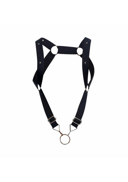 Bestel: DNGEON Straigh Back Harness by MOB Eroticwear - bij Happytoys: de erotische sex webshop | liever Happy dan Easy ⭐⭐⭐⭐⭐
