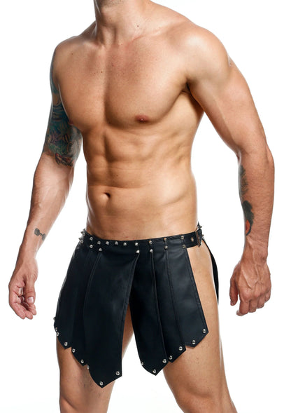 Bestel: Black Roman Skirt by MOB Dngeon - bij Happytoys: de erotische sex webshop | liever Happy dan Easy ⭐⭐⭐⭐⭐ - Default Title - 81299 - BLACK - O/S