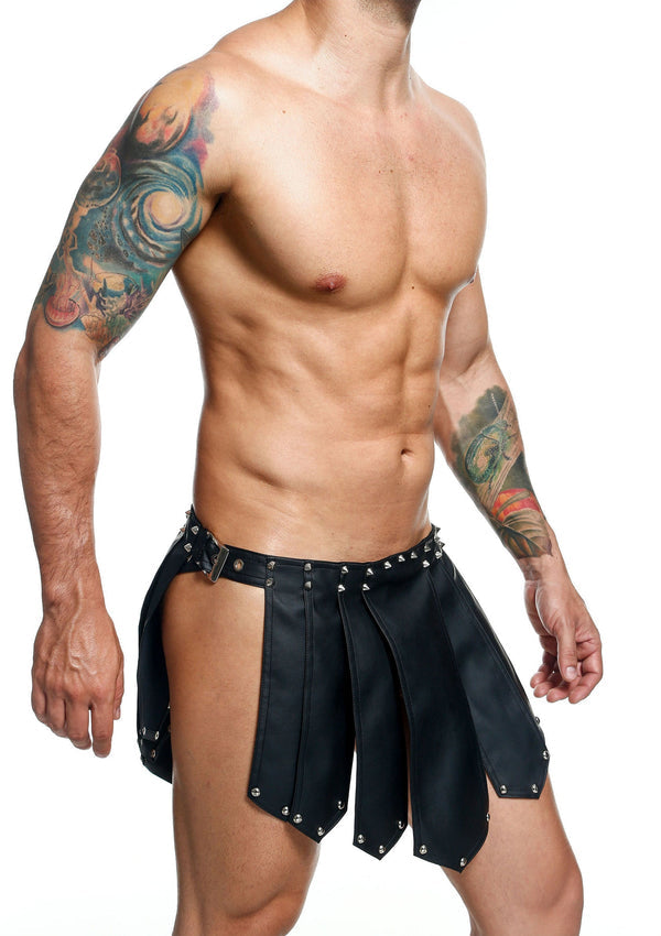 Bestel: Black Roman Skirt by MOB Dngeon - bij Happytoys: de erotische sex webshop | liever Happy dan Easy ⭐⭐⭐⭐⭐