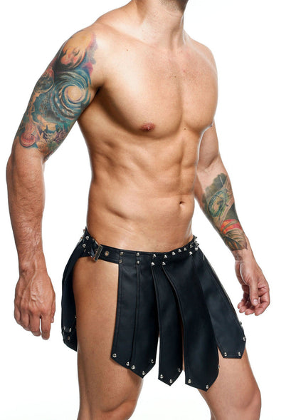 Bestel: Black Roman Skirt by MOB Dngeon - bij Happytoys: de erotische sex webshop | liever Happy dan Easy ⭐⭐⭐⭐⭐