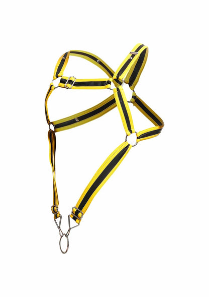 Bestel: DNGEON Cross Cockring Harness by MOB - bij Happytoys: de erotische sex webshop | liever Happy dan Easy ⭐⭐⭐⭐⭐