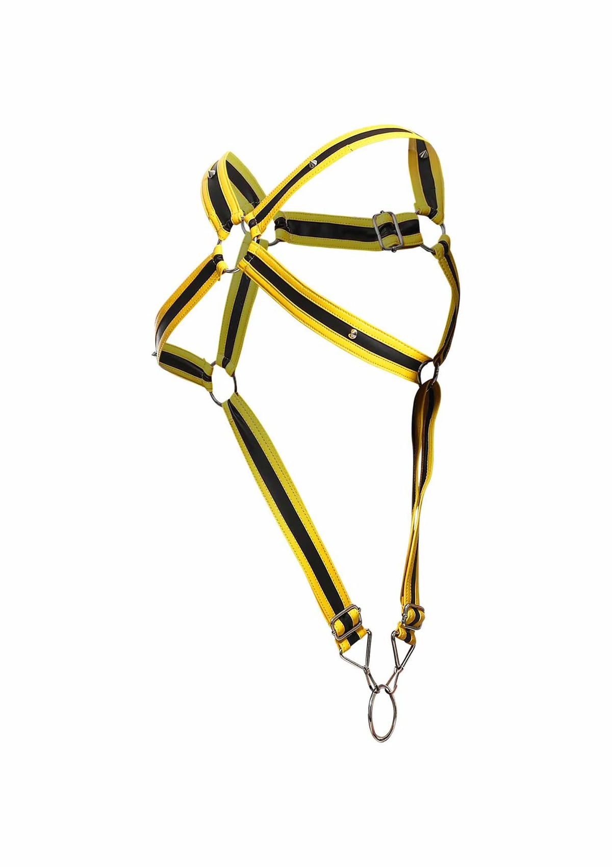 Bestel: DNGEON Cross Cockring Harness by MOB - bij Happytoys: de erotische sex webshop | liever Happy dan Easy ⭐⭐⭐⭐⭐