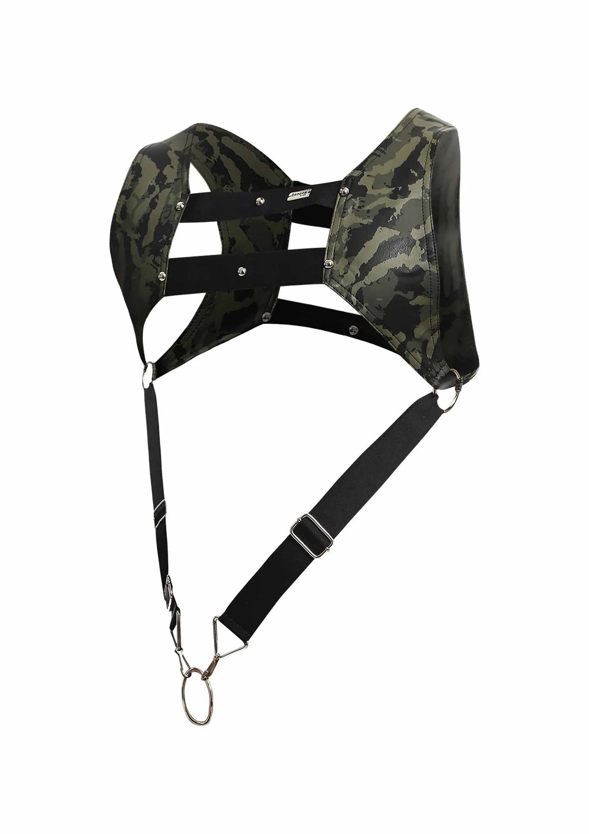 Bestel: DNGEON Top Cockring Harness by MOB - bij Happytoys: de erotische sex webshop | liever Happy dan Easy ⭐⭐⭐⭐⭐