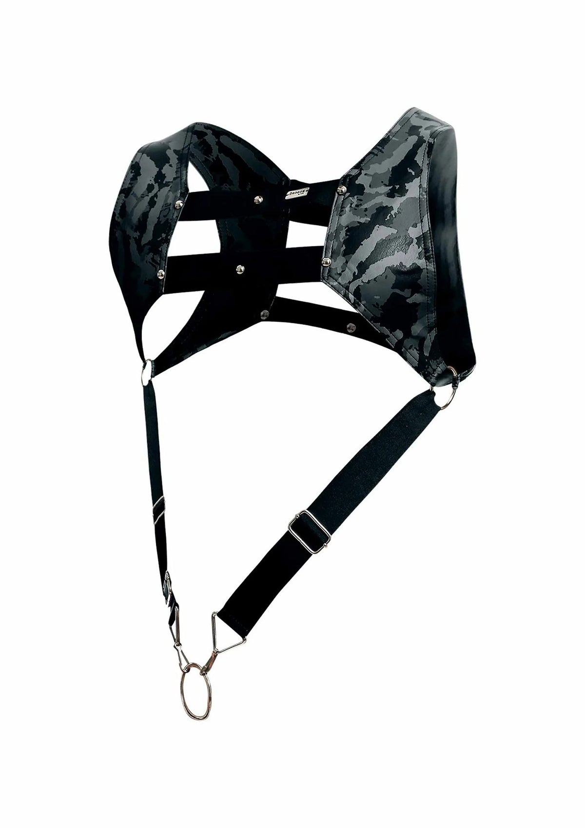 Bestel: DNGEON Top Cockring Harness by MOB - bij Happytoys: de erotische sex webshop | liever Happy dan Easy ⭐⭐⭐⭐⭐