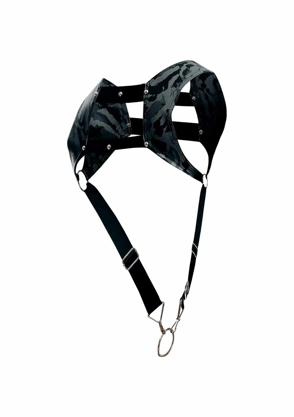 Bestel: DNGEON Top Cockring Harness by MOB - bij Happytoys: de erotische sex webshop | liever Happy dan Easy ⭐⭐⭐⭐⭐