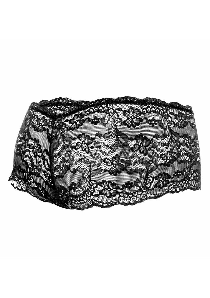 Bestel: Rose Lace Boy Short by MOB Eroticwear - bij Happytoys: de erotische sex webshop | liever Happy dan Easy ⭐⭐⭐⭐⭐