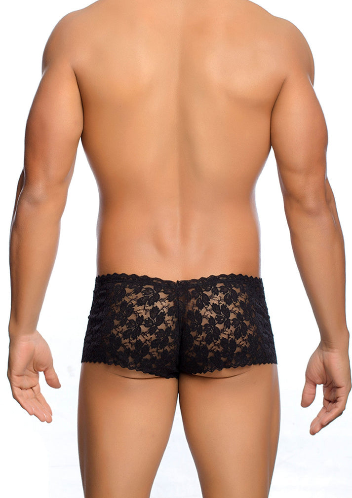 Bestel: Rose Lace Boy Short by MOB Eroticwear - bij Happytoys: de erotische sex webshop | liever Happy dan Easy ⭐⭐⭐⭐⭐