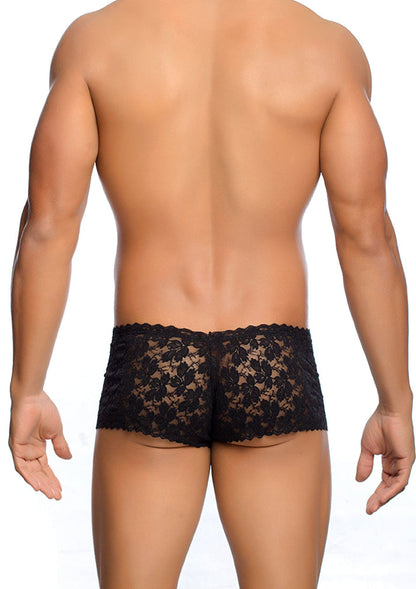Bestel: Rose Lace Boy Short by MOB Eroticwear - bij Happytoys: de erotische sex webshop | liever Happy dan Easy ⭐⭐⭐⭐⭐