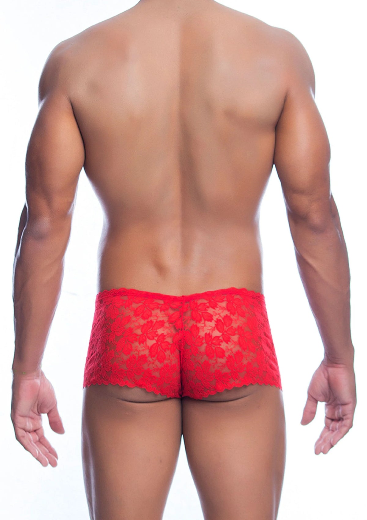 Bestel: Rose Lace Boy Short by MOB Eroticwear - bij Happytoys: de erotische sex webshop | liever Happy dan Easy ⭐⭐⭐⭐⭐