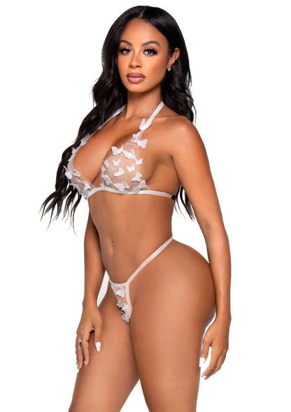 Bestel: Sheer Bra Top and String (white M) by Leg Avenue - bij Happytoys: de erotische sex webshop | liever Happy dan Easy ⭐⭐⭐⭐⭐