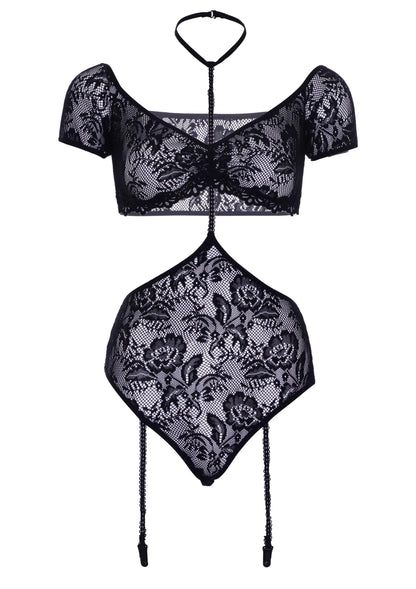 Bestel: Bandeau Top and Garter Teddy by Leg Avenue - bij Happytoys: de erotische sex webshop | liever Happy dan Easy ⭐⭐⭐⭐⭐