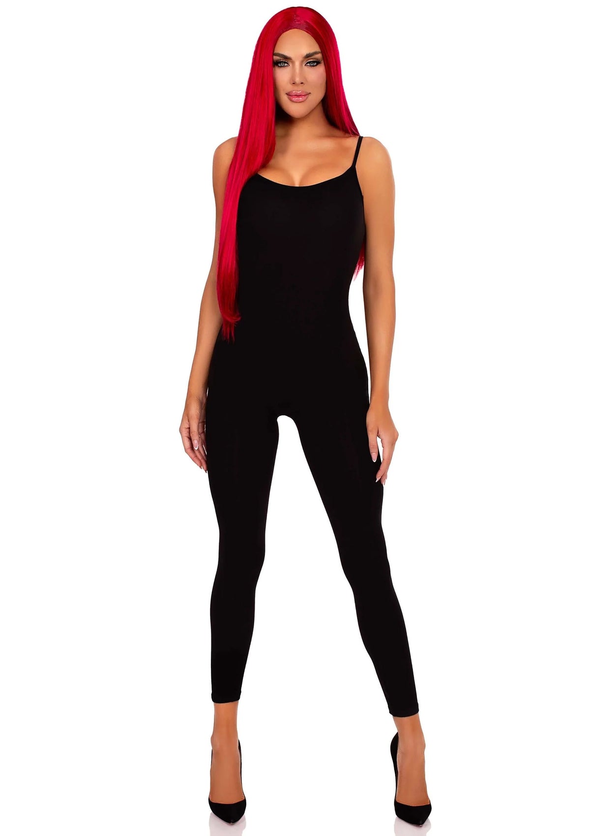 Bestel: Long Straight Center Part Wig (Red) by Leg Avenue - bij Happytoys: de erotische sex webshop | liever Happy dan Easy ⭐⭐⭐⭐⭐