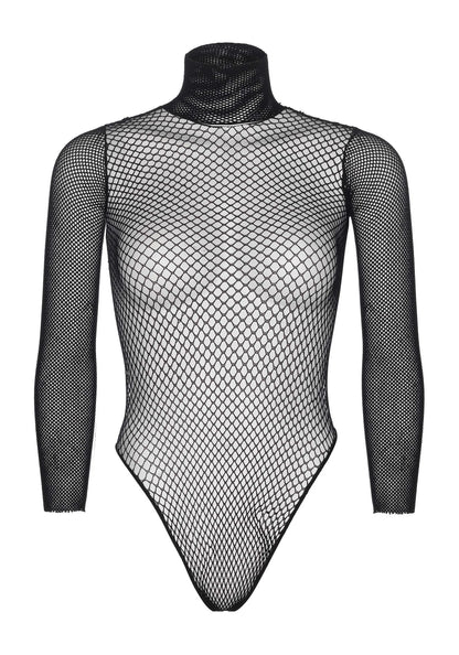 Bestel: Turtleneck fishnet teddy by Leg Avenue - bij Happytoys: de erotische sex webshop | liever Happy dan Easy ⭐⭐⭐⭐⭐