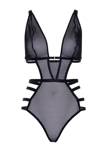 Bestel: Strappy Teddy With Adjustable Straps by Leg Avenue - bij Happytoys: de erotische sex webshop | liever Happy dan Easy ⭐⭐⭐⭐⭐ - S - 86541 - BLACK - S