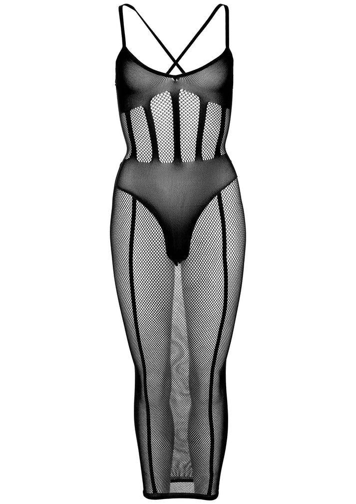 Bestel: Net and Opaque Bodysuit and Skirt by Leg Avenue - bij Happytoys: de erotische sex webshop | liever Happy dan Easy ⭐⭐⭐⭐⭐