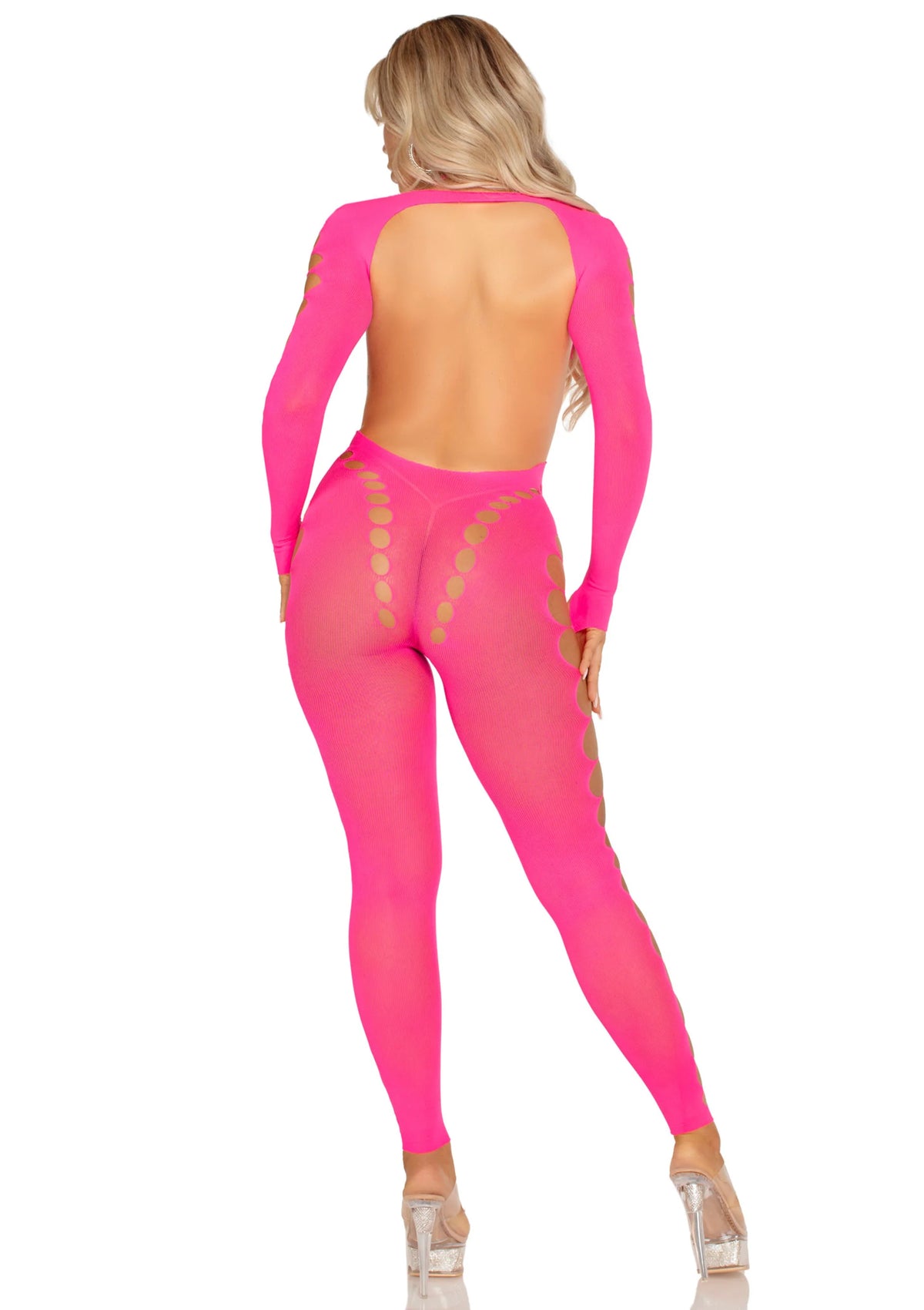 Bestel: Opaque Cut - Out Footless Bodystocking by Leg Avenue - bij Happytoys: de erotische sex webshop | liever Happy dan Easy ⭐⭐⭐⭐⭐