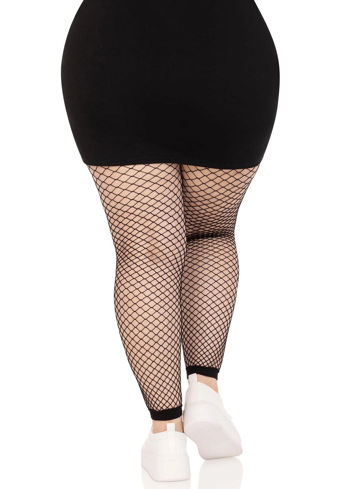 Bestel: Plus Industrial Net Footless Tights - bij Happytoys: de erotische sex webshop | liever Happy dan Easy ⭐⭐⭐⭐⭐
