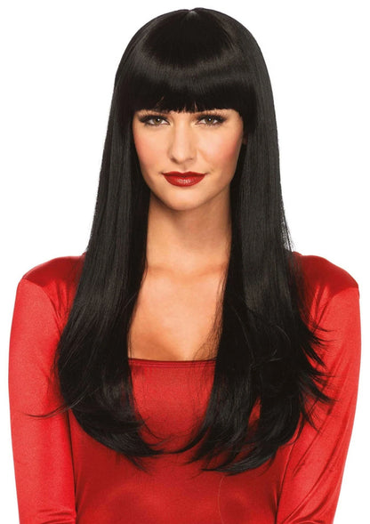Bestel: Bangin' Long Straight Wig by Leg Avenue - bij Happytoys: de erotische sex webshop | liever Happy dan Easy ⭐⭐⭐⭐⭐ - Zwart - 87802 - BLACK - O/S