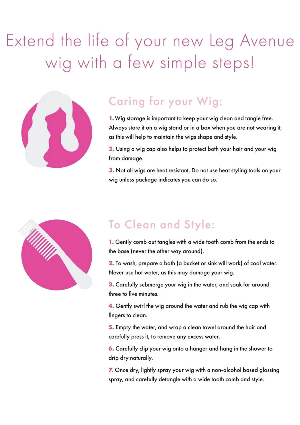 Bestel: Bangin' Long Straight Wig by Leg Avenue - bij Happytoys: de erotische sex webshop | liever Happy dan Easy ⭐⭐⭐⭐⭐
