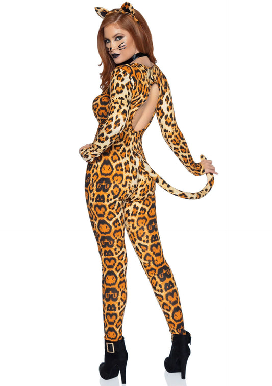 Bestel: Cougar Catsuit - bij Happytoys: de erotische sex webshop | liever Happy dan Easy ⭐⭐⭐⭐⭐ - Default Title - 88204 - LEOPARD - M/L