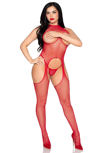 Bestel: Cupless Bodystocking and Panty by Leg Avenue - bij Happytoys: de erotische sex webshop | liever Happy dan Easy ⭐⭐⭐⭐⭐