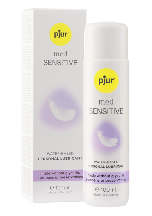 Bestel: Med Sensitive Glide 100 ml by Pjur - bij Happytoys: de erotische sex webshop | liever Happy dan Easy ⭐⭐⭐⭐⭐ - Default Title - 90045 - NATUREL - 100