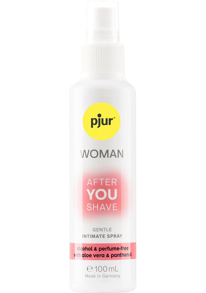 Bestel: Woman After You Shave Spray by Pjur Woman - bij Happytoys: de erotische sex webshop | liever Happy dan Easy ⭐⭐⭐⭐⭐ - Default Title - 90076 - NATUREL - 100