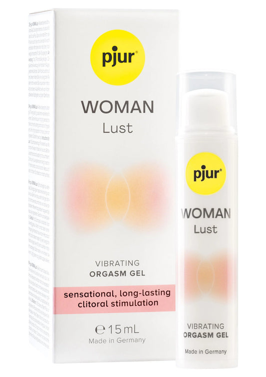 Bestel: Woman Lust - Vibrating Orgasm Gel - 15 ml by Pjur - bij Happytoys: de erotische sex webshop | liever Happy dan Easy ⭐⭐⭐⭐⭐ - Default Title - 90090 - NATUREL - 15