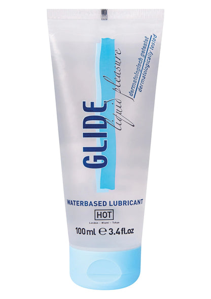 Bestel: Glide Liquid Pleasure Wb 100ml by Hot - Erotisch speelgoed en spellen bij Happytoys: de erotische sex webshop | liever Happy dan Easy ⭐⭐⭐⭐⭐ - Default Title - 90202 - NATUREL - 100