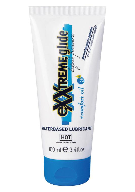 Bestel: Exxtreme Liquid Pleasure Glide Waterbased 100 ml by Hot - bij Happytoys: de erotische sex webshop | liever Happy dan Easy ⭐⭐⭐⭐⭐ - Default Title - 90209 - NATUREL - 100