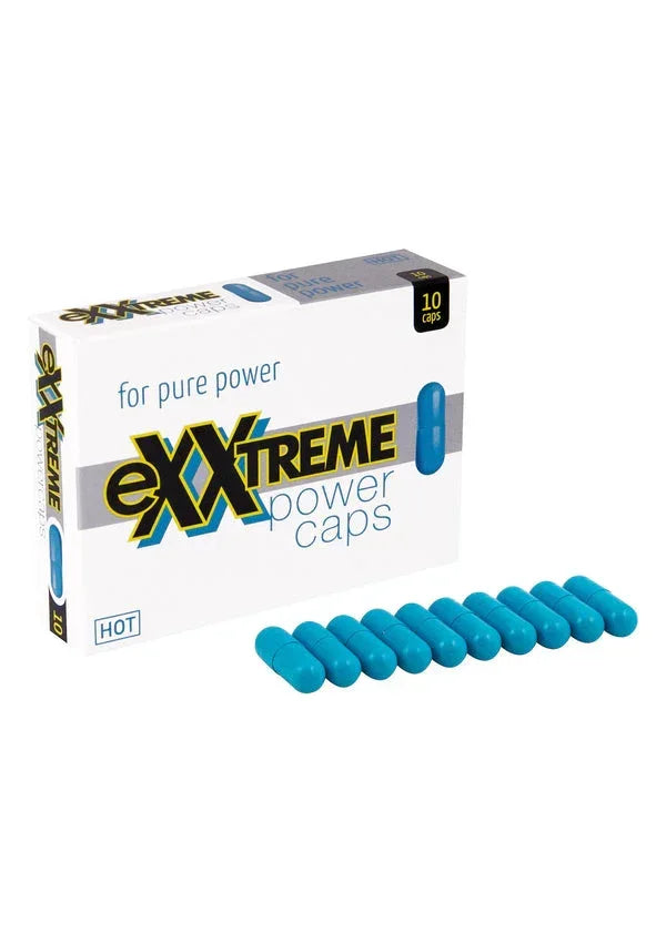 Bestel: Exxtreme Power Caps Erection pills 10 pcs by Hot - bij Happytoys: de erotische sex webshop | liever Happy dan Easy ⭐⭐⭐⭐⭐ - Default Title - 90267 - NATUREL