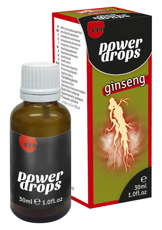 Bestel: Power Ginseng Drops Men 30 ml by Hot Ero - bij Happytoys: de erotische sex webshop | liever Happy dan Easy ⭐⭐⭐⭐⭐ - Default Title - 90334 - NATUREL - 30