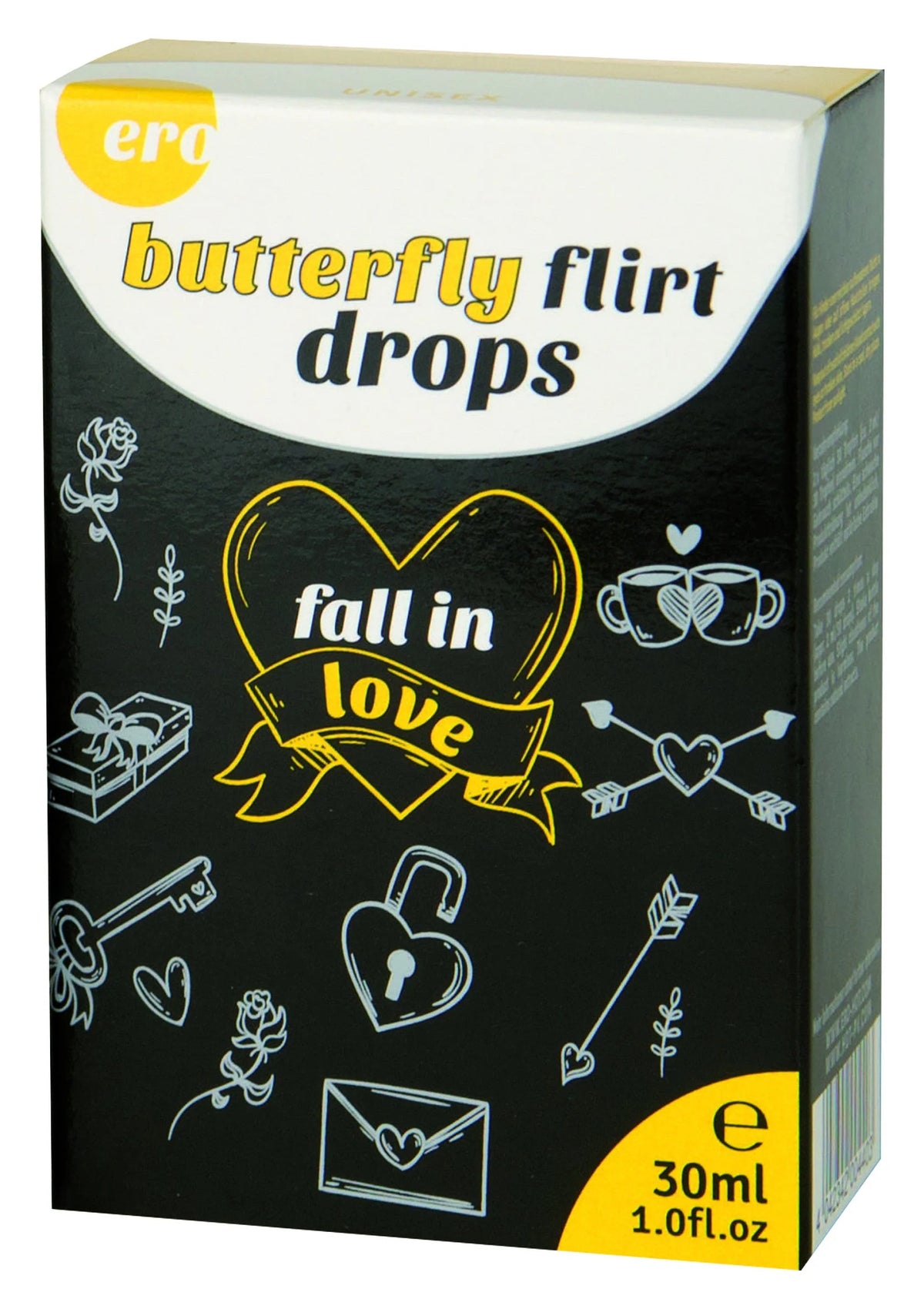 Bestel: Ero Butterfly Flirt Drops 30ml by Hot - bij Happytoys: de erotische sex webshop | liever Happy dan Easy ⭐⭐⭐⭐⭐ - Default Title - 90357 - NATUREL - 30