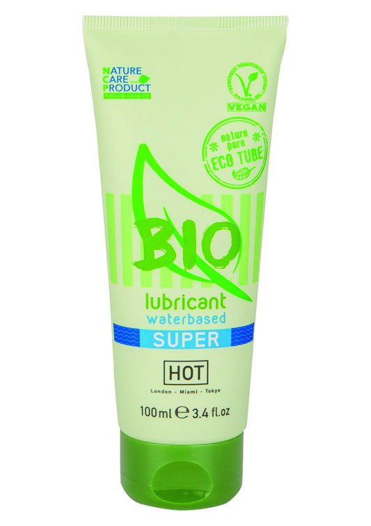 Bestel: Bio lube Super Wb 100ml by Hot - bij Happytoys: de erotische sex webshop | liever Happy dan Easy ⭐⭐⭐⭐⭐ - Default Title - 90379 - NATUREL - 100