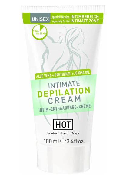 Bestel: HOT Depilation Cream / ontharingscreme 100ml - bij Happytoys: de erotische sex webshop | liever Happy dan Easy ⭐⭐⭐⭐⭐ - Default Title - 90382 - NATUREL - 100