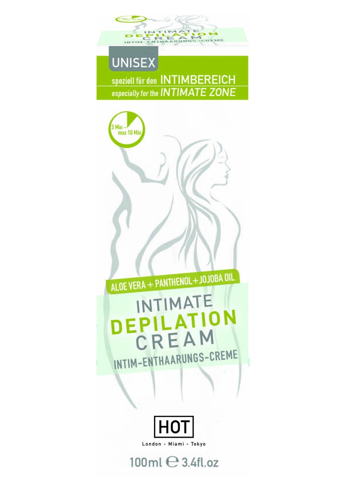 Bestel: HOT Depilation Cream / ontharingscreme 100ml - bij Happytoys: de erotische sex webshop | liever Happy dan Easy ⭐⭐⭐⭐⭐
