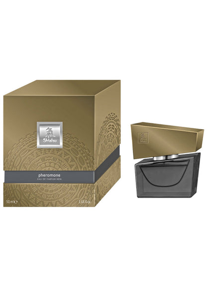 Bestel: Shiatsu Pheromone Men 50 ml by Hot Shiatsu - bij Happytoys: de erotische sex webshop | liever Happy dan Easy ⭐⭐⭐⭐⭐ - Grijs - 90510 - GREY - 50
