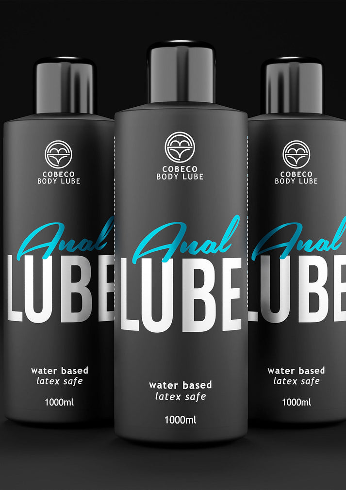 Bestel: Anal Lube Waterbased 1000 ml by Cobeco - bij Happytoys: de erotische sex webshop | liever Happy dan Easy ⭐⭐⭐⭐⭐