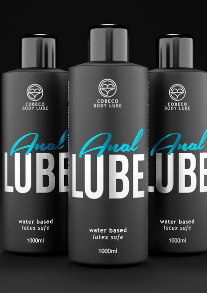 Bestel: Anal Lube Waterbased 1000 ml by Cobeco - bij Happytoys: de erotische sex webshop | liever Happy dan Easy ⭐⭐⭐⭐⭐