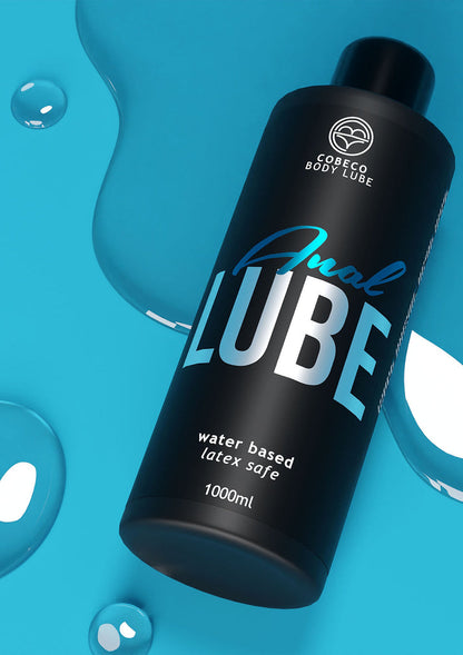 Bestel: Anal Lube Waterbased 1000 ml by Cobeco - bij Happytoys: de erotische sex webshop | liever Happy dan Easy ⭐⭐⭐⭐⭐