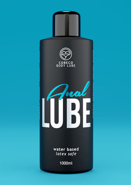 Bestel: Anal Lube Waterbased 1000 ml by Cobeco - bij Happytoys: de erotische sex webshop | liever Happy dan Easy ⭐⭐⭐⭐⭐